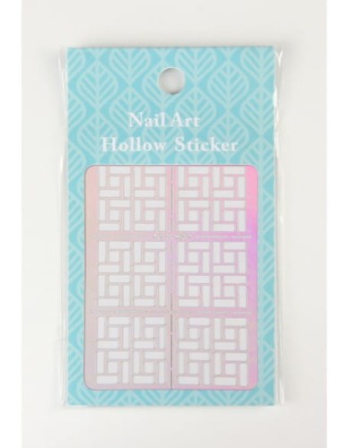Szablon do Airbrush'a Nail Art Hollow Sticker - STZ-K021