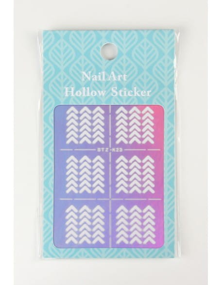 Szablon do Airbrush'a Nail Art Hollow Sticker - STZ-K023