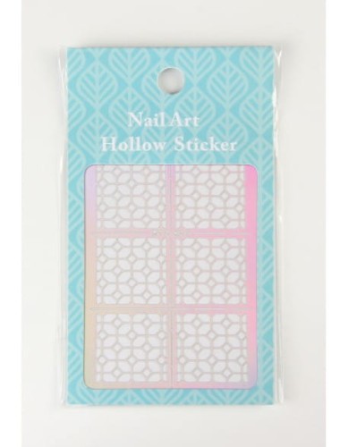 Szablon do Airbrush'a Nail Art Hollow Sticker - STZ-K024
