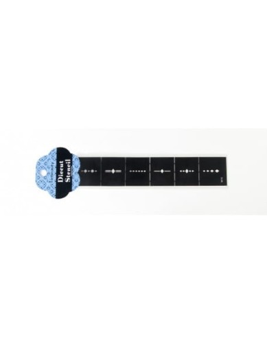 Szablon do Airbrush'a Tiebeauty Diecut Black Sticker - NK32