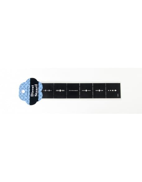 Szablon do Airbrush'a Tiebeauty Diecut Black Sticker - NK32