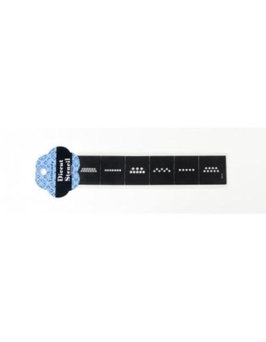 Szablon do Airbrush'a Tiebeauty Diecut Black Sticker - NK33