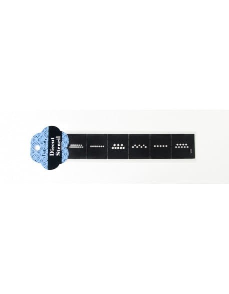 Szablon do Airbrush'a Tiebeauty Diecut Black Sticker - NK33