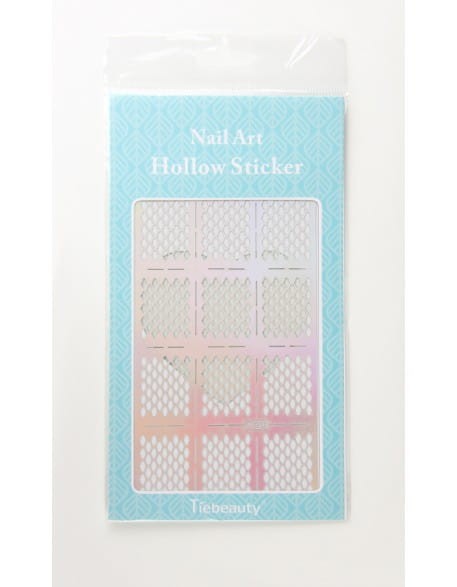 Szablon do Airbrush'a Nail Art Hollow Sticker Duże - JV201
