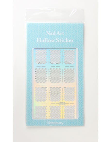 Szablon do Airbrush'a Nail Art Hollow Sticker Duże - JV203