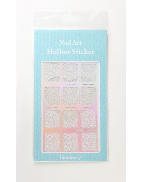 Szablon do Airbrush'a Nail Art Hollow Sticker Duże - JV206