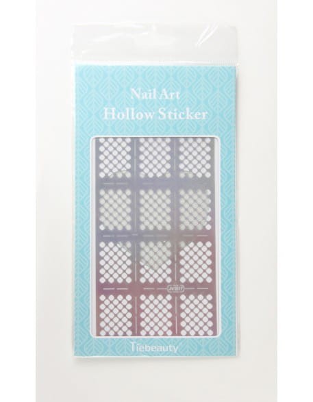 Szablon do Airbrush'a Nail Art Hollow Sticker Duże - JV207