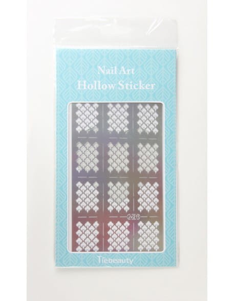 Szablon do Airbrush'a Nail Art Hollow Sticker Duże - JV211