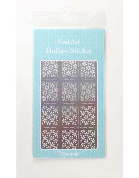 Szablon do Airbrush'a Nail Art Hollow Sticker Duże - JV214
