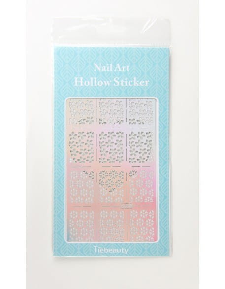 Szablon do Airbrush'a Nail Art Hollow Sticker Duże - JV216