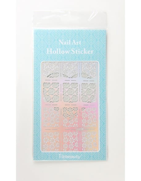 Szablon do Airbrush'a Nail Art Hollow Sticker Duże - JV218