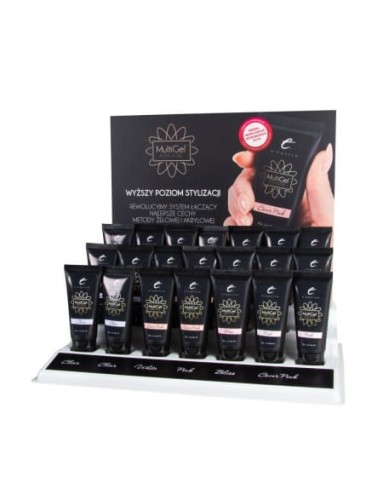 Zestaw akrylożeli Elegance MultiGel Display 21 szt – wystawka