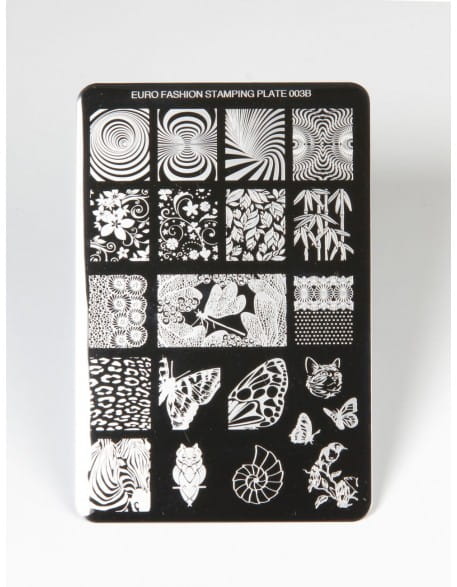 Płytka do stempli Euro Fashion Nail Art Stamping Plate - 003B