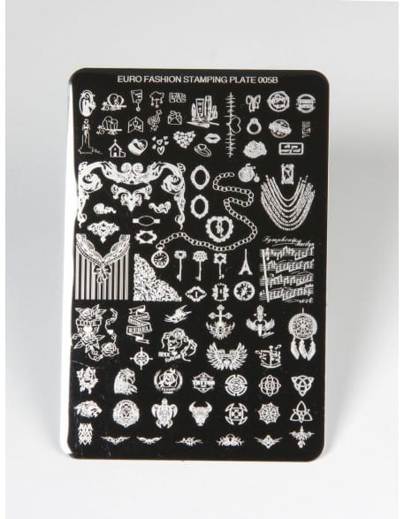 Płytka do stempli Euro Fashion Nail Art Stamping Plate - 005B