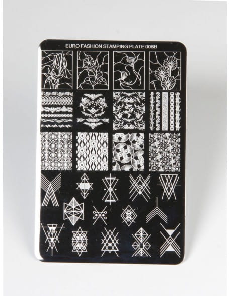 Płytka do stempli Euro Fashion Nail Art Stamping Plate - 006B