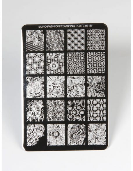 Płytka do stempli Euro Fashion Nail Art Stamping Plate - 011B
