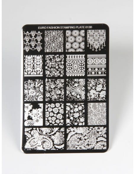 Płytka do stempli Euro Fashion Nail Art Stamping Plate - 013B