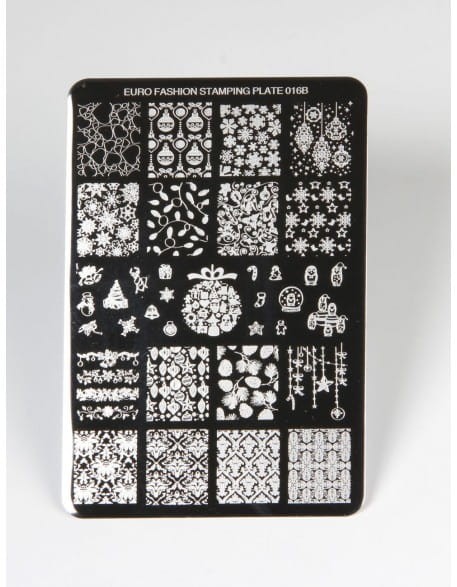 Płytka do stempli Euro Fashion Nail Art Stamping Plate - 016B