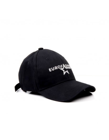 Euro Fashion Czapka z daszkiem - czarna