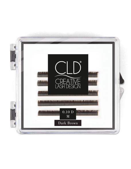 Rzęsy jedwabne CLD Silk Lashes Mini Mix Dark Brown