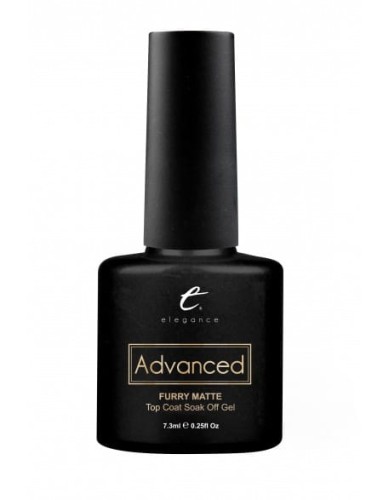 Top matowy do manicure hybrydowego Elegance Advanced Furry Matte Top Coat 7,3 ml