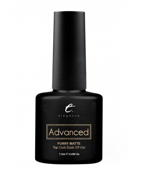 Top matowy do manicure hybrydowego Elegance Advanced Furry Matte Top Coat 7,3 ml