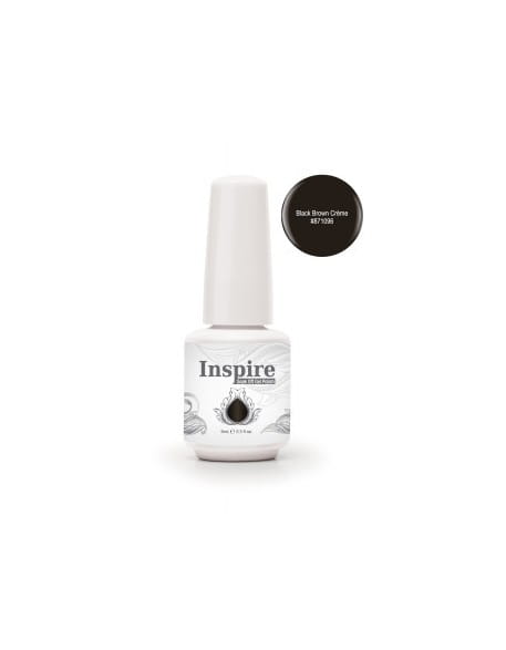 Żel Inspire Soak Off Gel Polish 9ml - Black Brown Crème