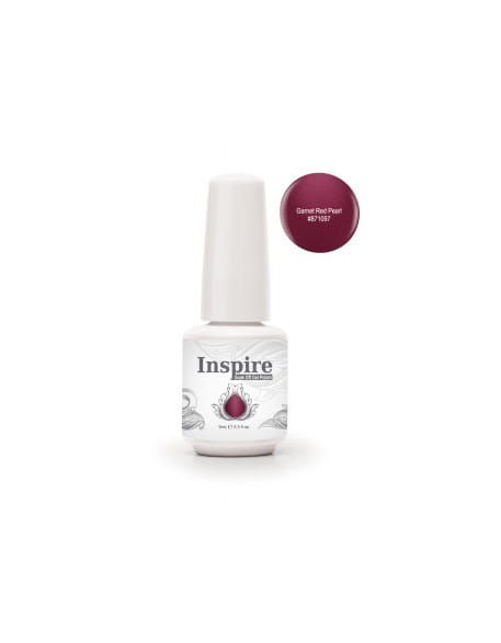 Żel Inspire Soak Off Gel Polish 9ml - Garnet Red Pearl