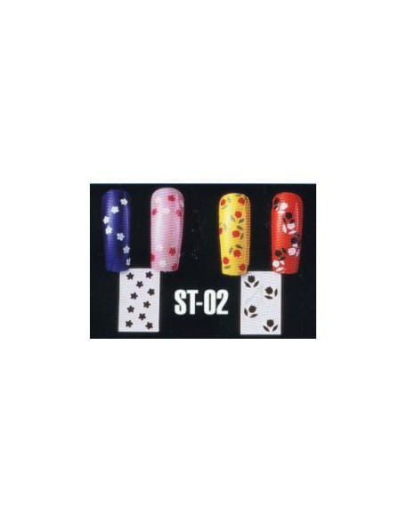 Szablon Anex Nail Art Stencil  ST-02