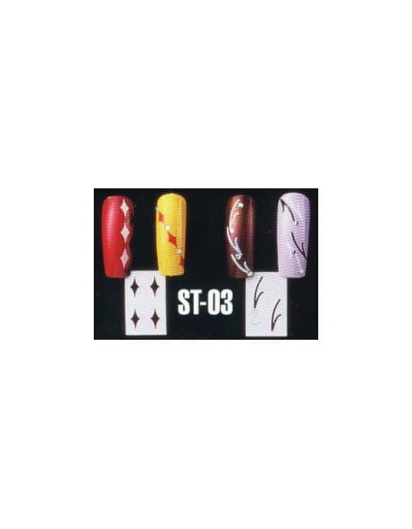 Szablon Anex Nail Art Stencil  ST-03