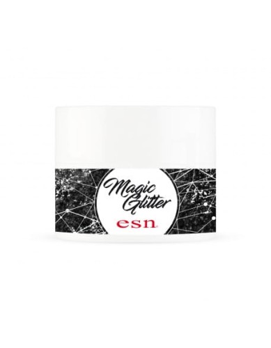 Żel brokatowy ESN Magic Glitter UV/LED Gel 5g - Galaxy Black