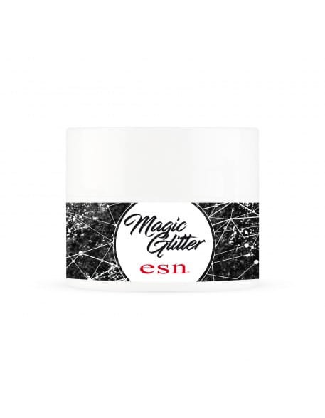Żel brokatowy ESN Magic Glitter UV/LED Gel 5g - Galaxy Black