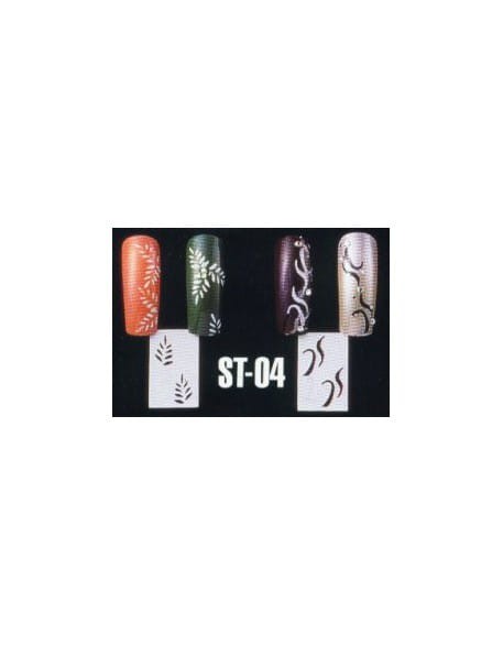Szablon Anex Nail Art Stencil  ST-04