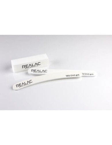 Blok polerski REALAC white