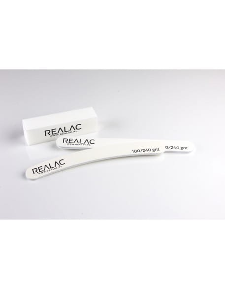 Blok polerski REALAC white
