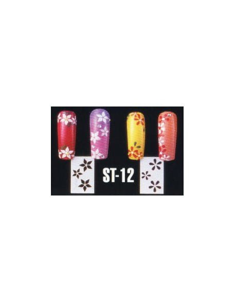 Szablon Anex Nail Art Stencil  ST-12