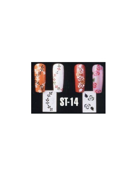 Szablon Anex Nail Art Stencil  ST-14