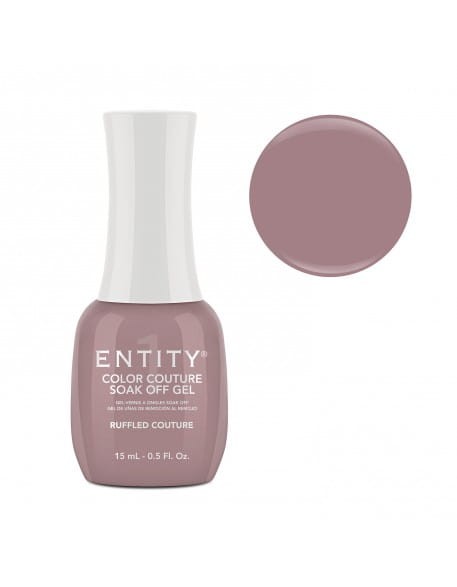 Żel ENTITY One Color Couture Soak Off Gel Enamel 15ml - Ruffled Couture - Polished To Perfection Collection