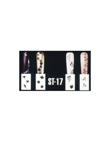 Szablon Anex Nail Art Stencil  ST-17