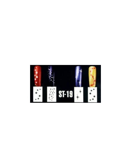 Szablon Anex Nail Art Stencil  ST-19