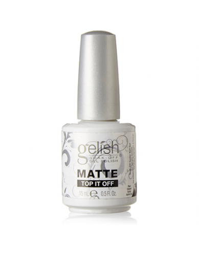 Top matowy do manicure hybrydowego Gelish Matte Top It Off 15 ml