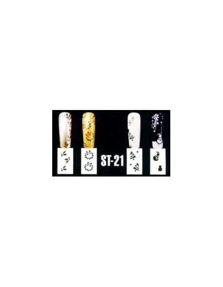 Szablon Anex Nail Art Stencil  ST-21