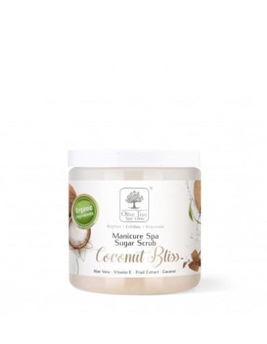 Peeling cukrowy Olive Tree Spa Clinic Sugar Scrub Coconut Bliss 400g