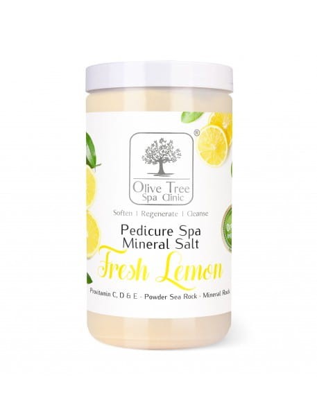 Sól mineralna Olive Tree Spa Clinic Mineral Salt Fresh Lemon 1100g