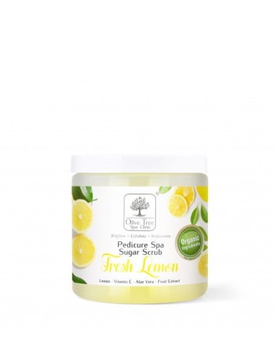 Peeling cukrowy Olive Tree Spa Clinic Sugar Scrub Fresh Lemon 400g