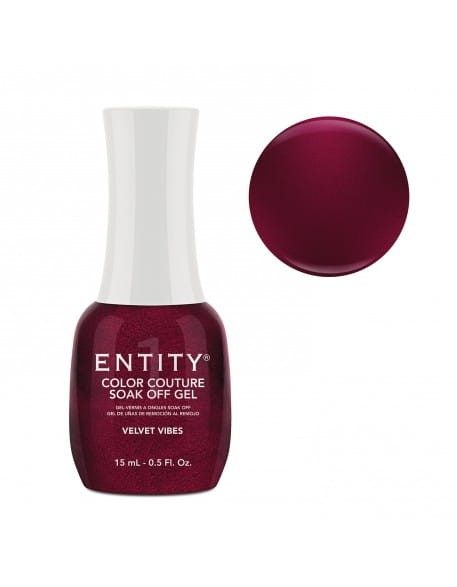 Żel ENTITY One Color Couture Soak Off Gel Enamel Season Of Glamour Collection 15ml - Velvet Vibes