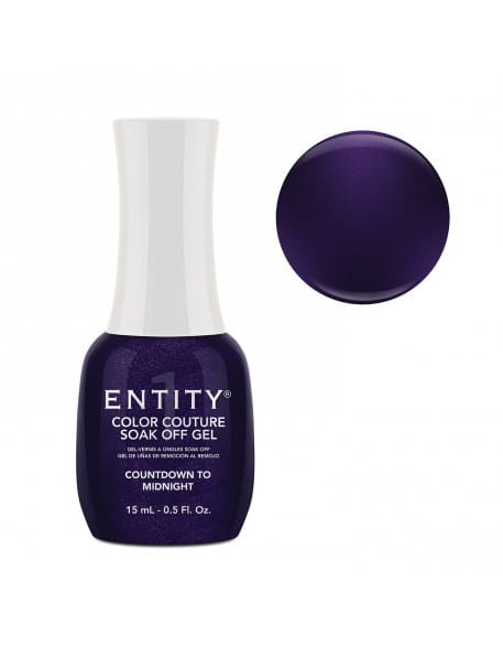 Żel ENTITY One Color Couture Soak Off Gel Enamel Season Of Glamour Collection 15ml - Countdown To Midnight