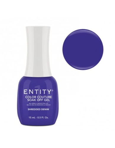 Żel ENTITY One Color Couture Soak Off Gel Haute List Collection 15ml - Shredded Denim