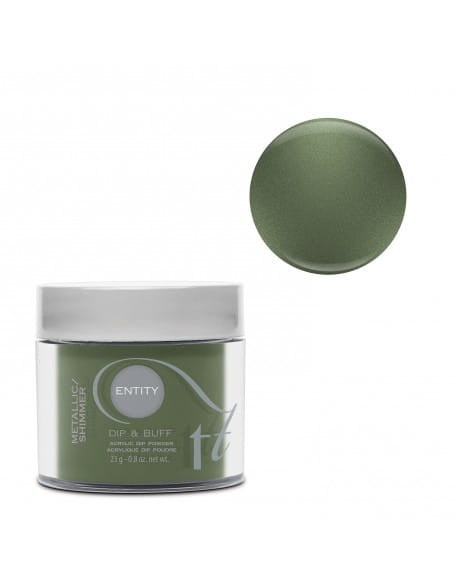 Puder Entity Dip&amp;Buff Acrylic Dip Powder 23g - Dripping In Emerald