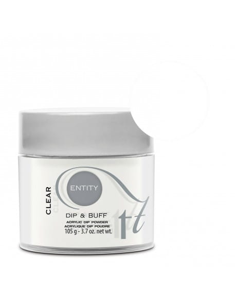 Puder Entity Dip&amp;Buff Acrylic Dip Powder 105g - Clear